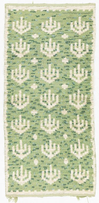 Ingrid Dessau, carpet, a knotted pile, Kristianstad County Handicrafts, approximately 178 x 82 cm.