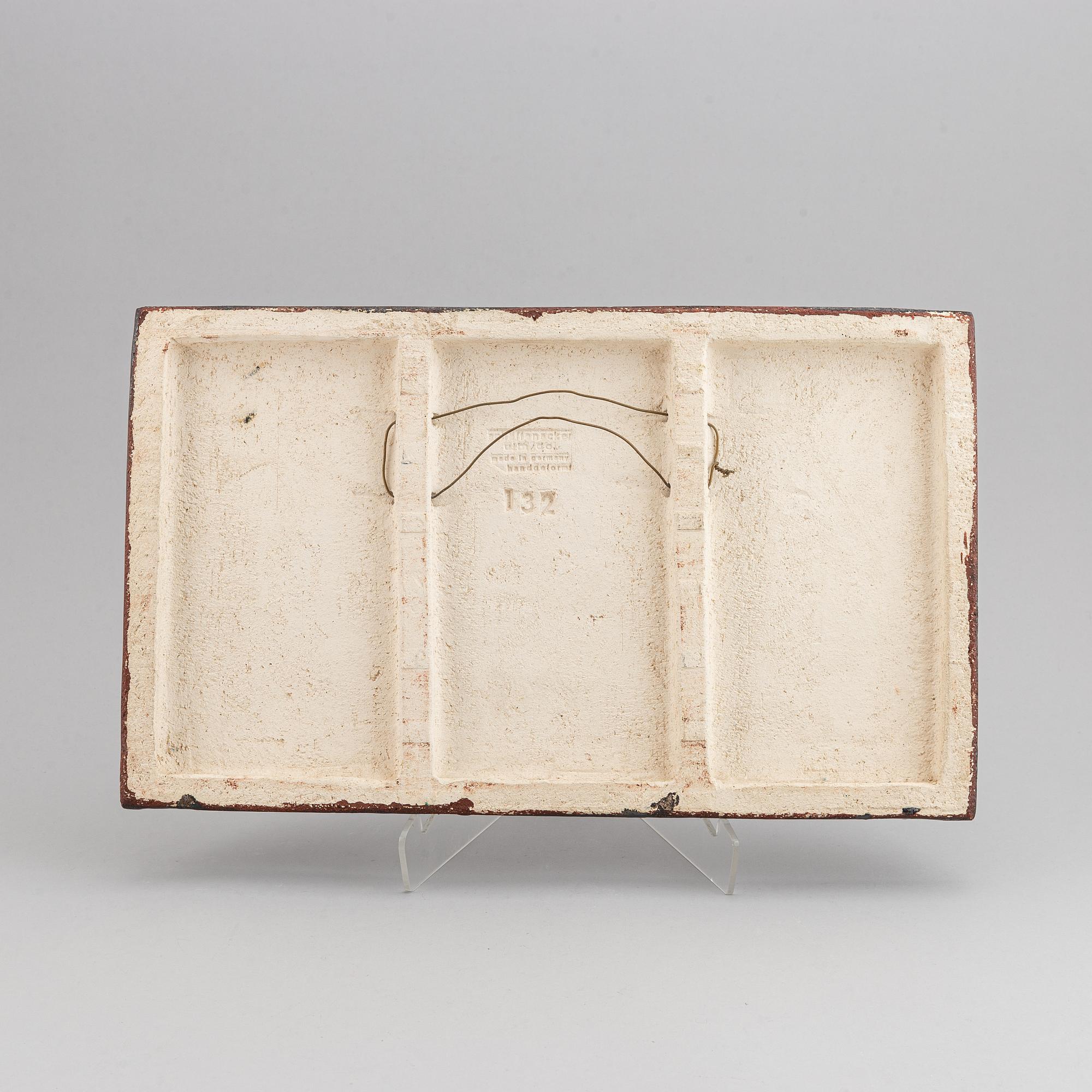Helmut Schäffenacker, a stoneware wall relief, Ulm, Germany.