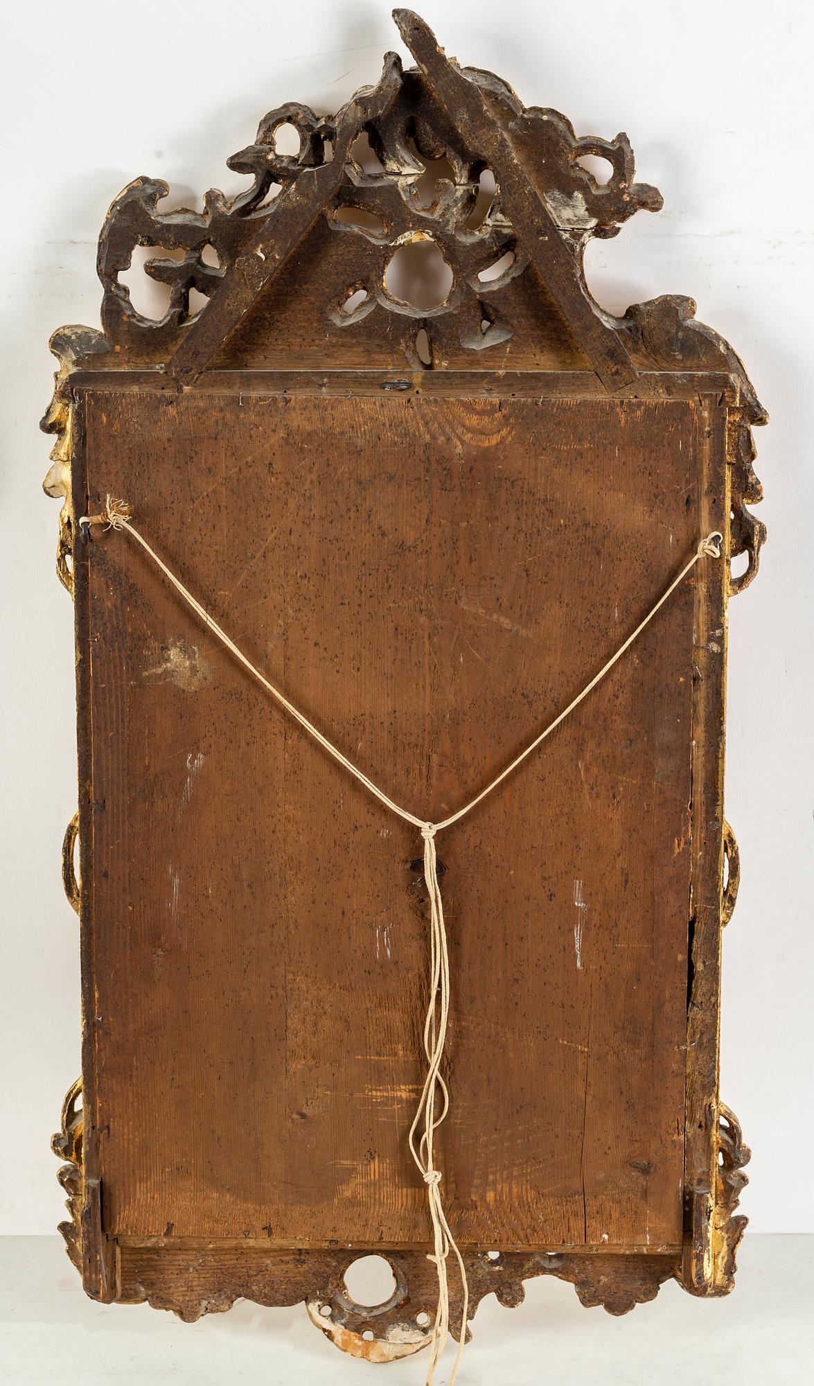 A presumably German Rococo mirror.