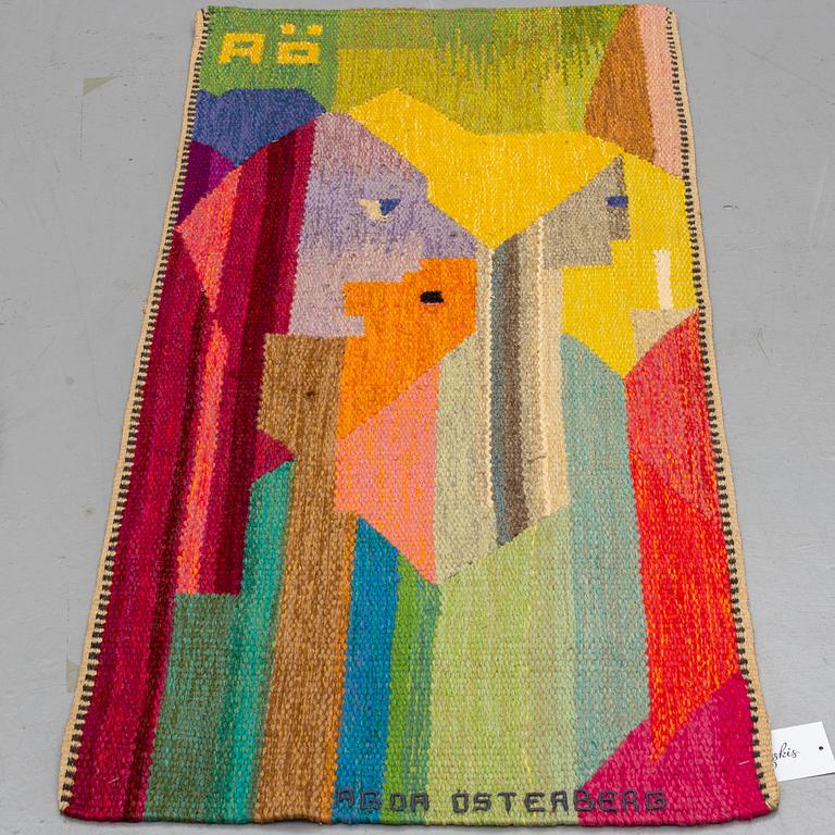 AGDA ÖSTERBERG, MATTO/A TAPESTRY, flat weave, ca 128,5 x 59-60 cm.