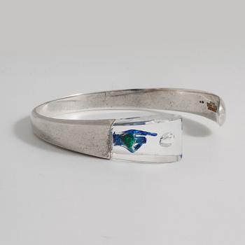 BJÖRN WECKSTRÖM, a "Space Silver" bracelet made by Lapponia in Finland 1974.