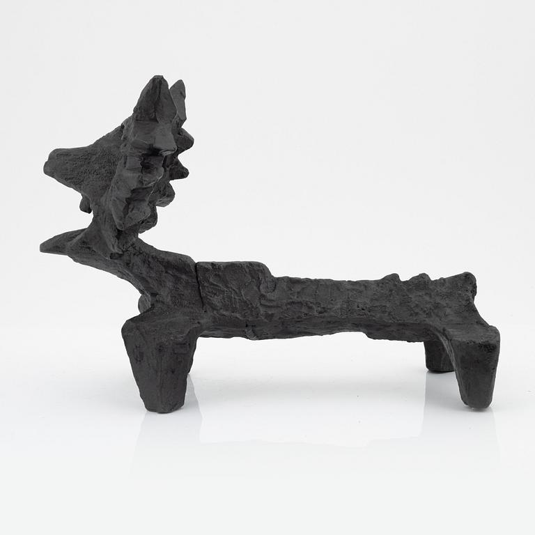 Olle Hermansson, a cast iron andiron, 'Räven', Husqvarna.