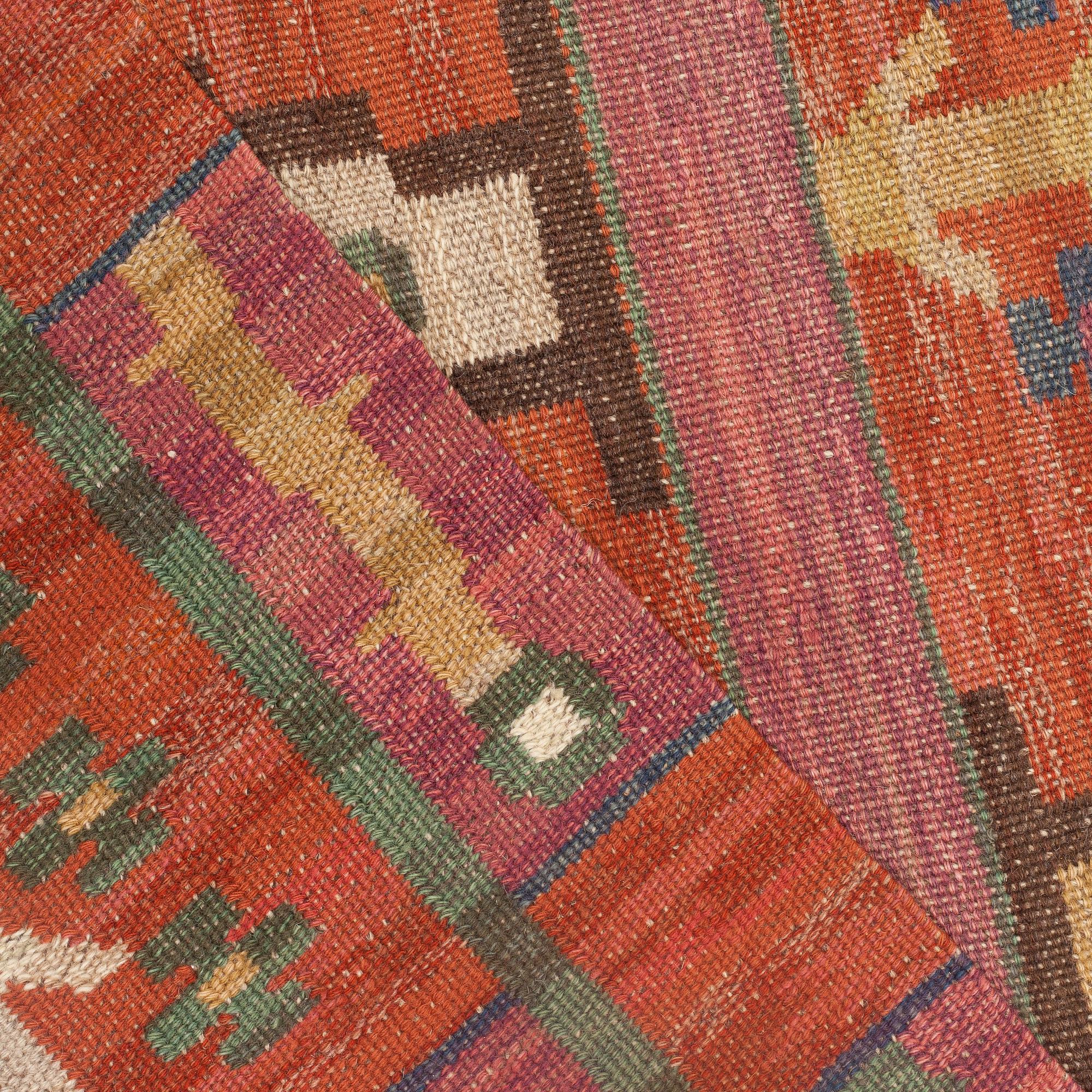 MÄRTA MÅÅS-FJETTERSTRÖM, DRAPERI, "Klosterblomman", rölakan, ca 258 x 139 cm, signerat MMF.