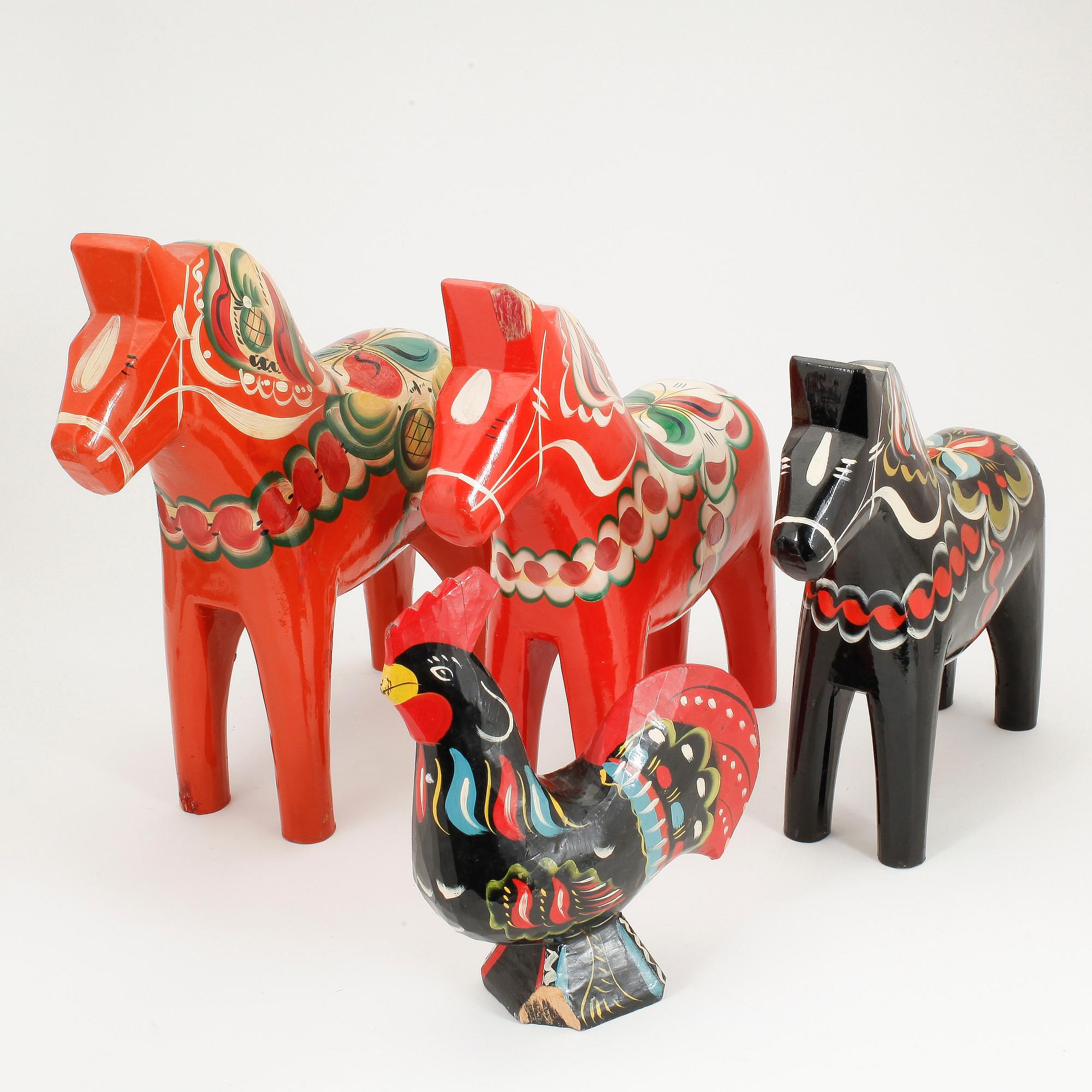 DALAHÄSTAR/TUPP, 3 + 1, 1900-tal.