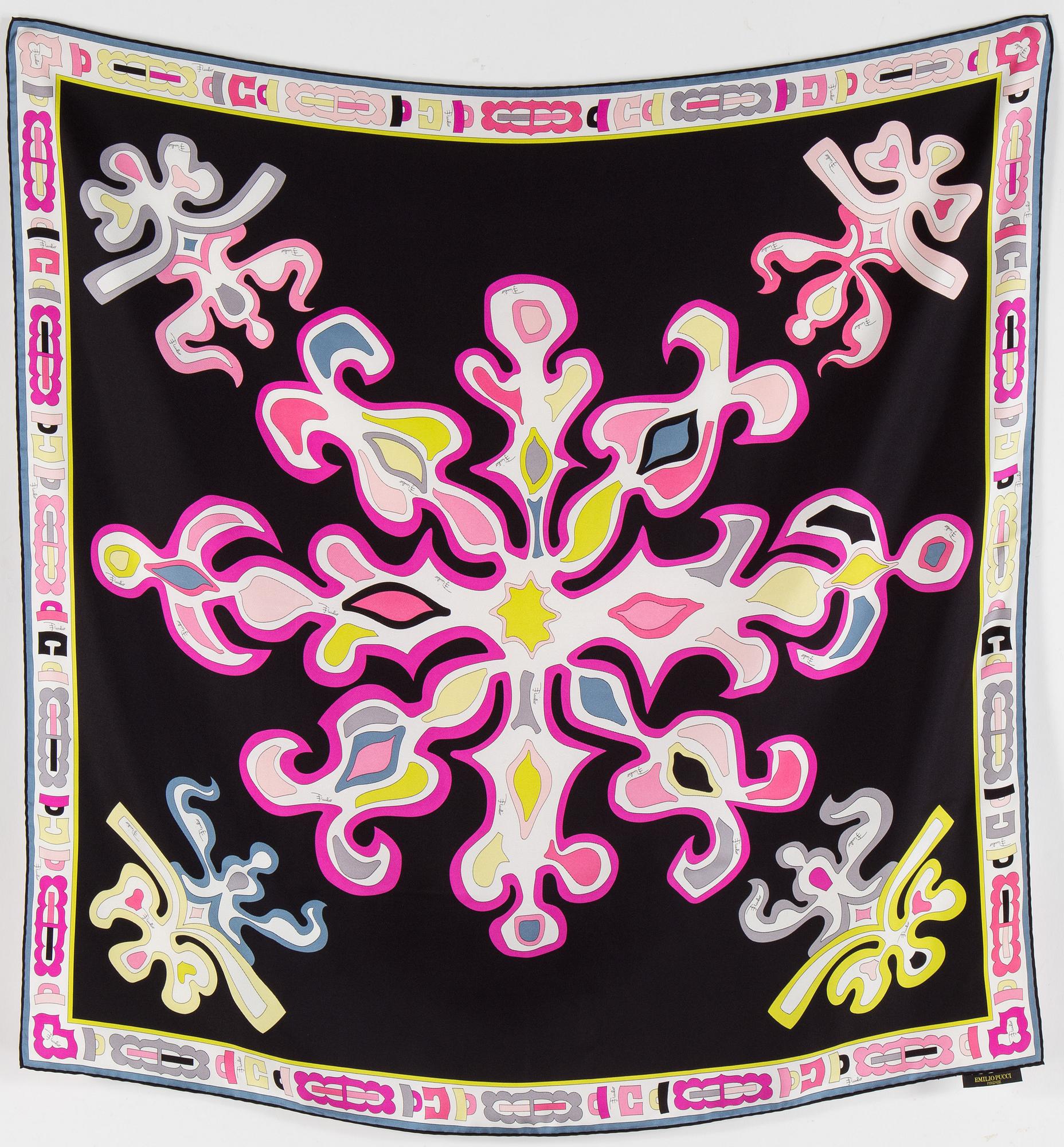 A silkscarf by Pucci.