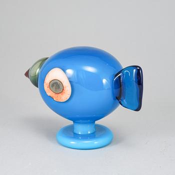 OIVA TOIKKA, glasfågel, Turkey Fowl (Turkinkana) signerad O. Toikka Nuutajärvi, 2005.