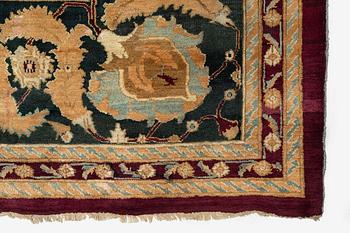 An Agra carpet, North India, c. 575 x 404 cm.