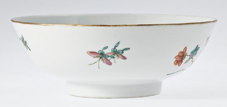 SKÅL, porslin, Kina. 1900-tal.