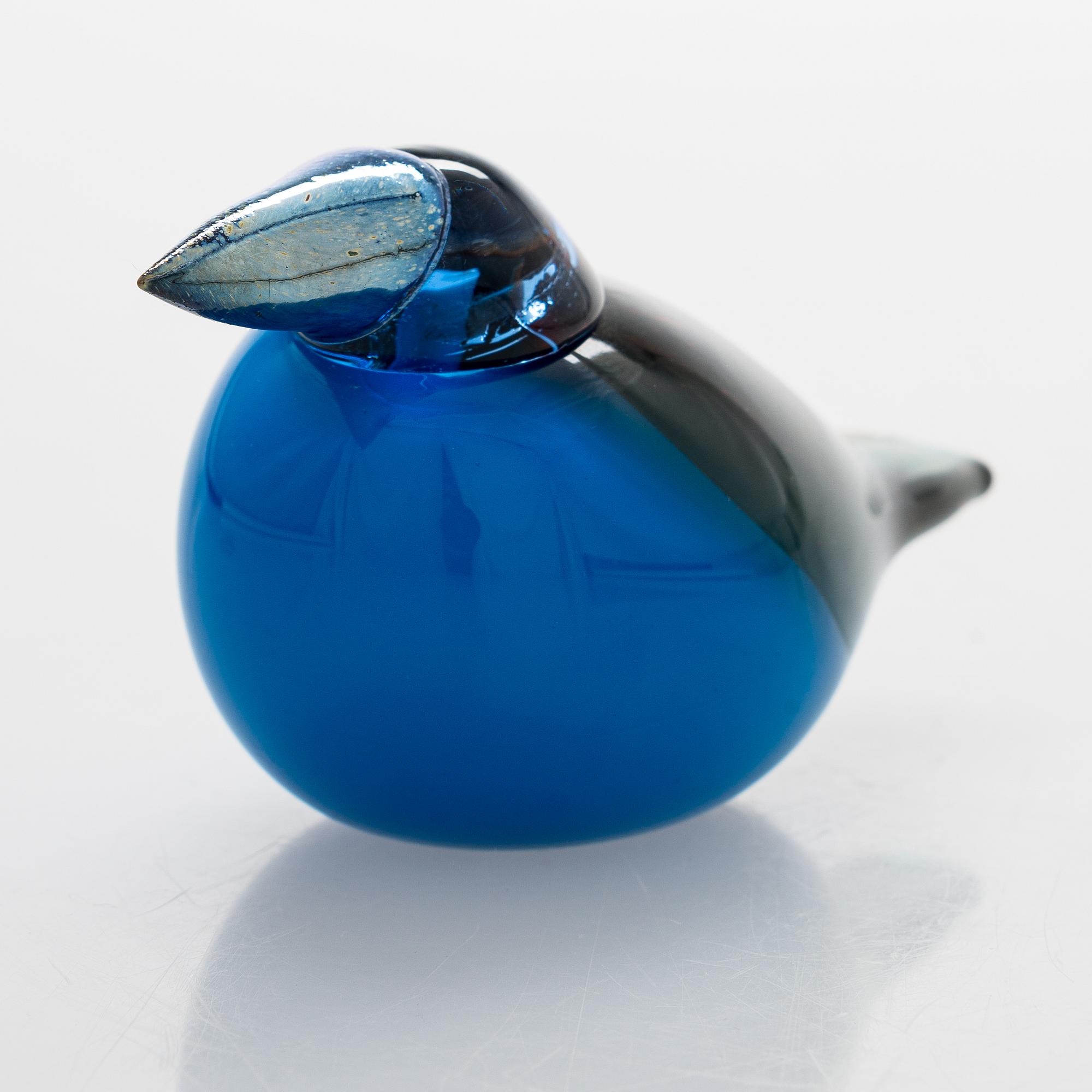 Oiva Toikka, a glass bird signed O. Toikka Iittala.