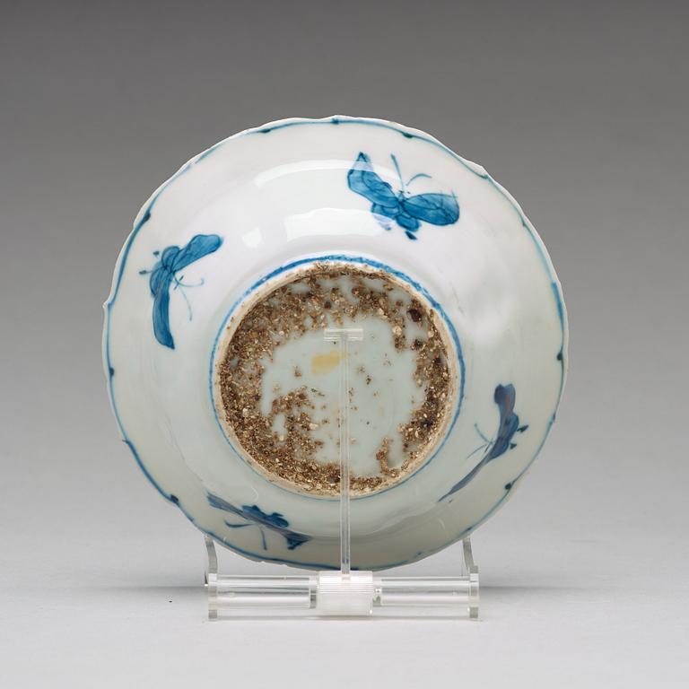 A set of ten blue and white dishes, Ming dynasty, Wanli (1572-1623).