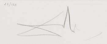 SALVADOR DALÍ, etsaus, signeerattu ja numeroitu 23/150.
