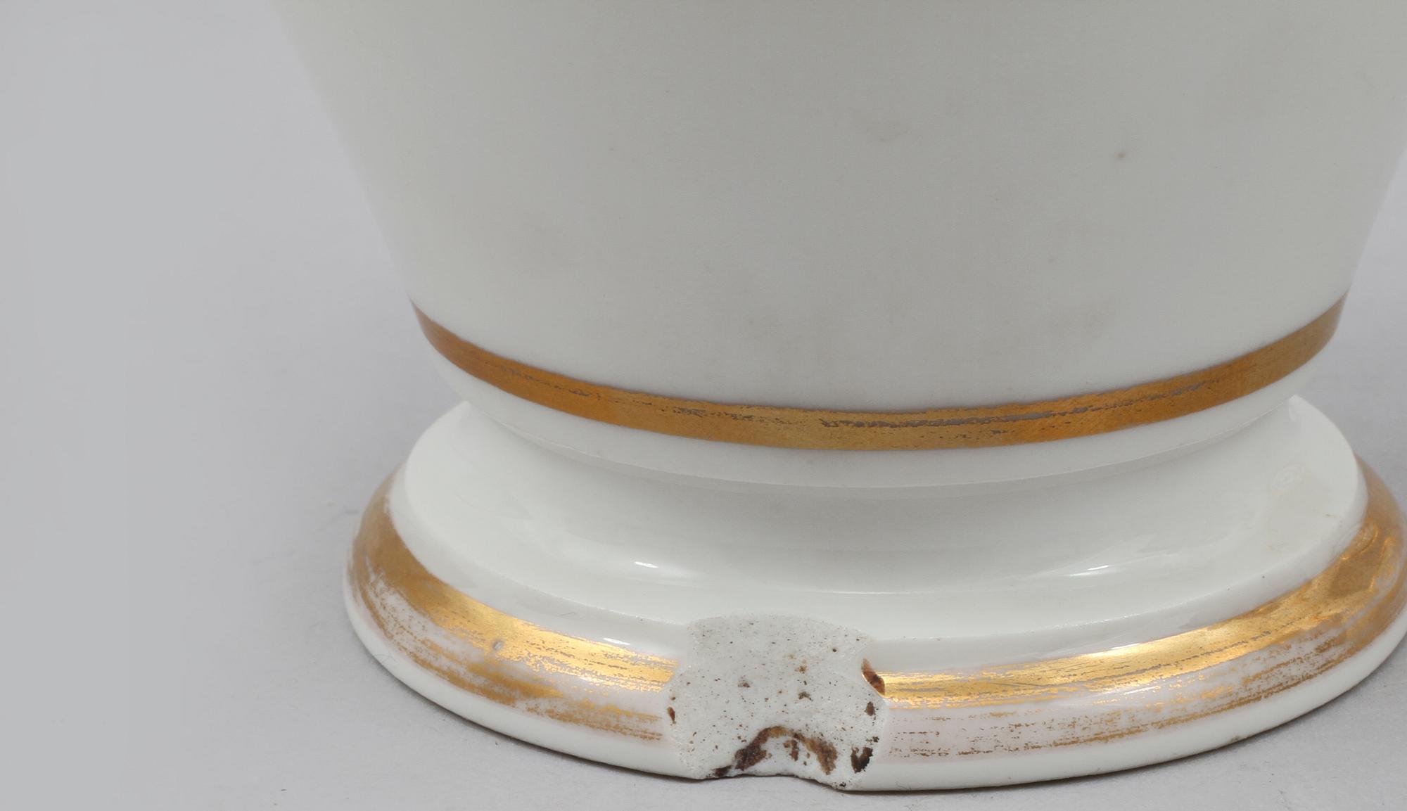 KAFFESERVIS, 10 delar, troligen Frankrike, 1800-talets första hälft.