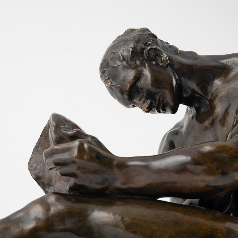 Victor Rousseau, sculpture, bronze, signed.