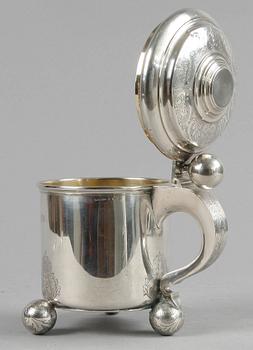 STOP, silver, barockstil. K Anderson. Stockholm 1900. Ca 340 gr.