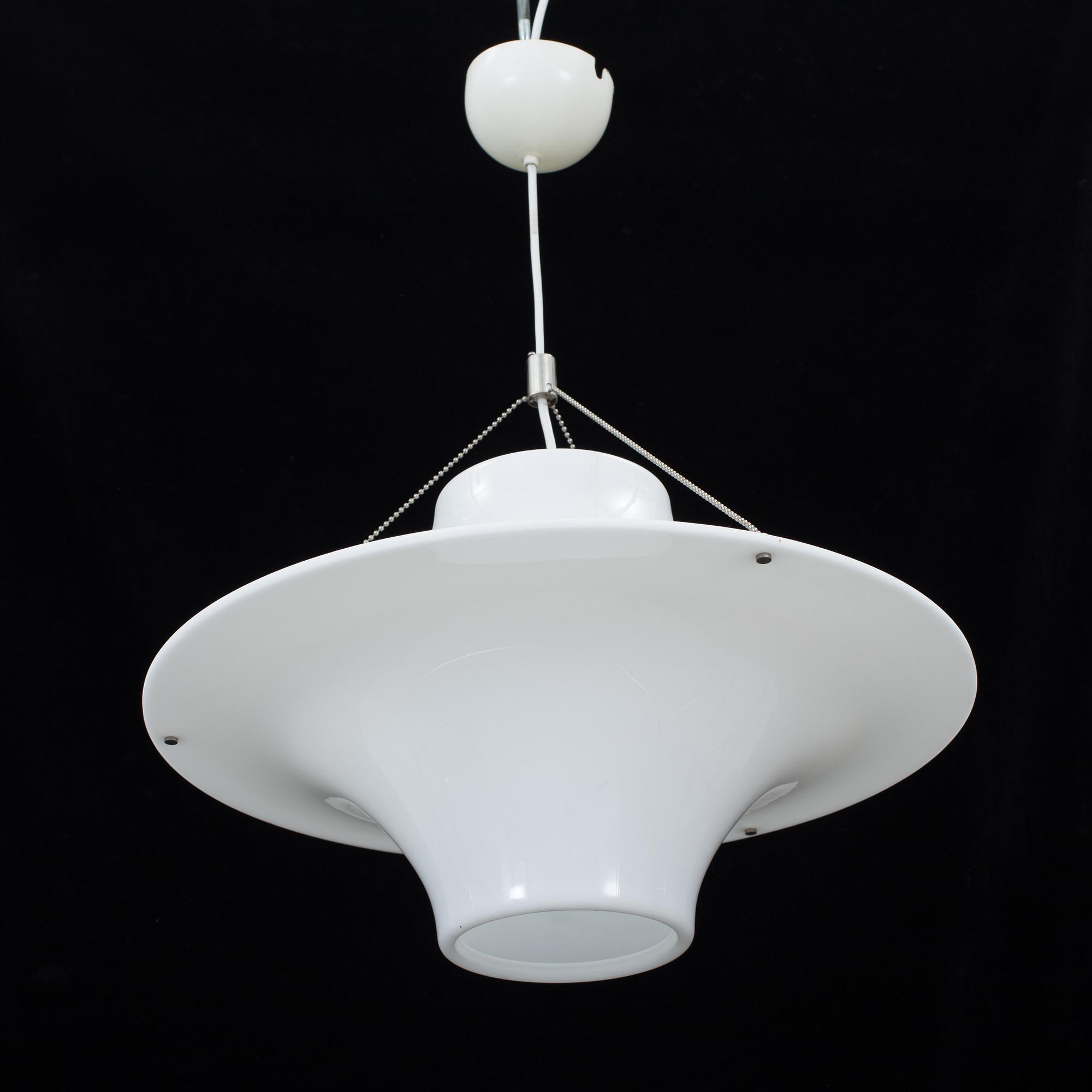 A CEILING LAMP DESIGNED BY YKI NUMMI, model "Lokki" / "Skyflyer", Stockmann Orno, Finland, 1960/70s.