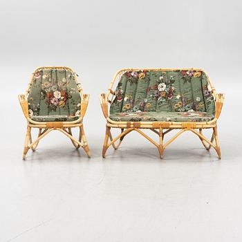A four-piece furnture group, second half of the 20th century.