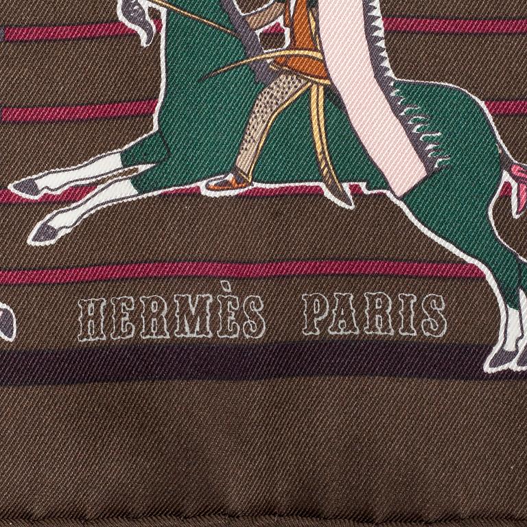 HERMÉS, SCARVES, 2, "Chasse en Inde" & "Pani la shar pawnee".