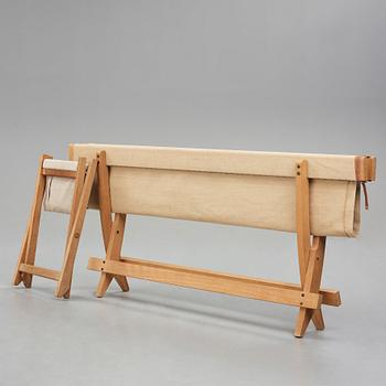 HANS J WEGNER, a daybed and a stool for Johannes Hansen, Denmark 1964.