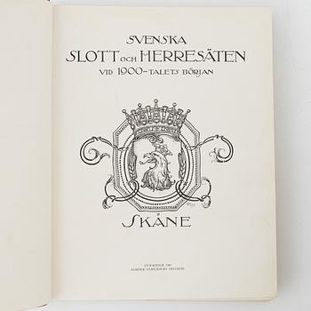 "Svenska slott och herresäten vid 1900-talets början", 5 vol, Stockholm 1908-14; samt Ny följd 4 vol, Stockholm 1918-23.