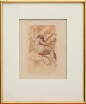 ANDERS ZORN, etsning, ej sign.