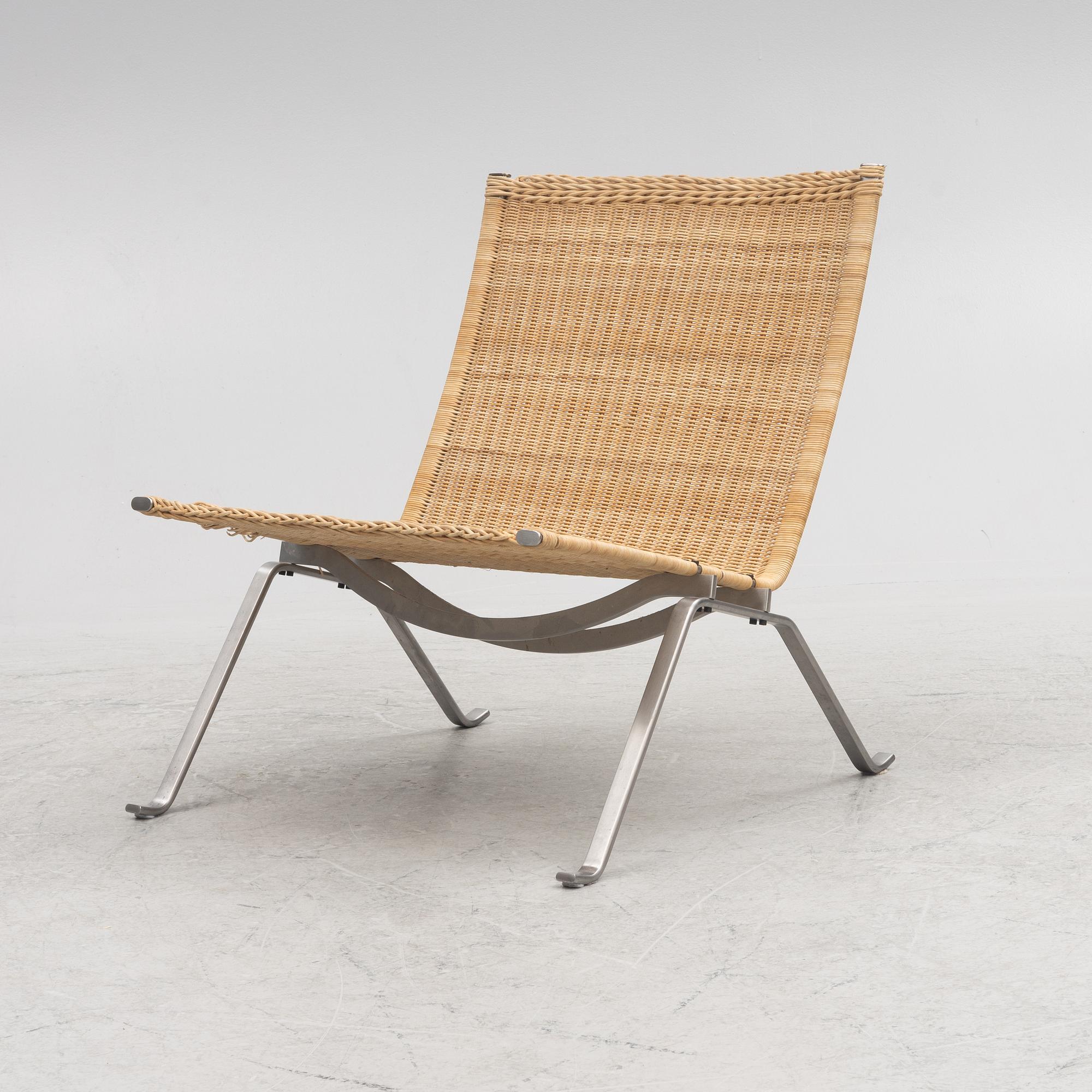 Poul Kjaerholm, armchair, PK-22, Fritz Hansen Denmark.