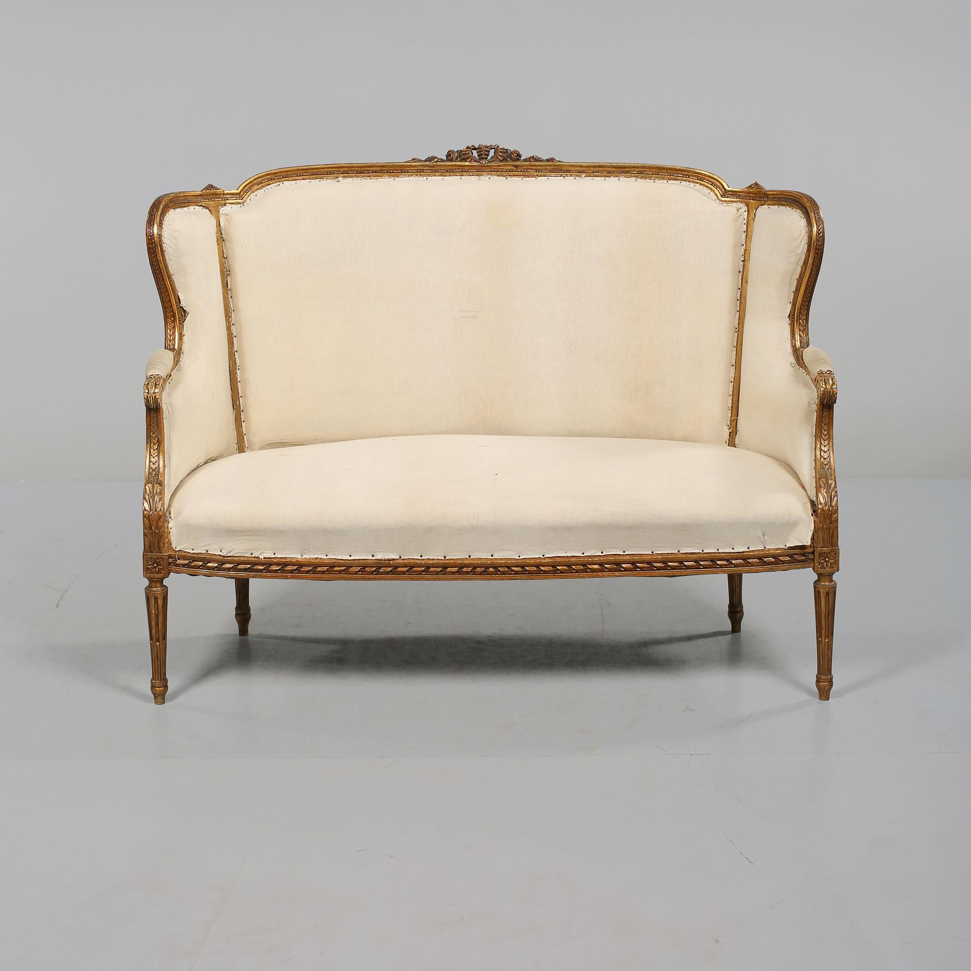 SOFFA, Louis XIV-stil, 1900-talets första hälft.