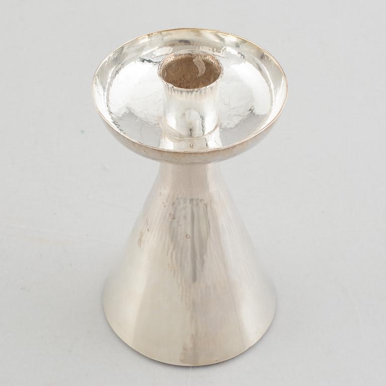 Bengt Liljedahl, a sterling silver candle stick, Stockholm, Sweden, the year 2000.