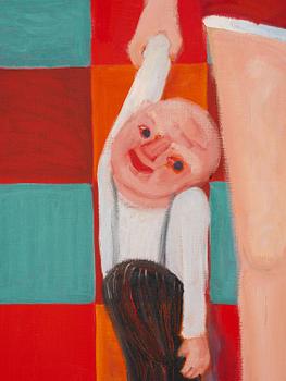 Lena Cronqvist, "Flicka med dockor".