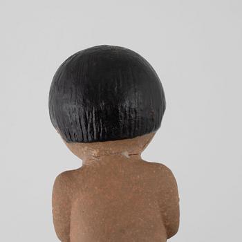 Lisa Larson, figuriner, 8 st, "All Världens barn", Gustavsberg.