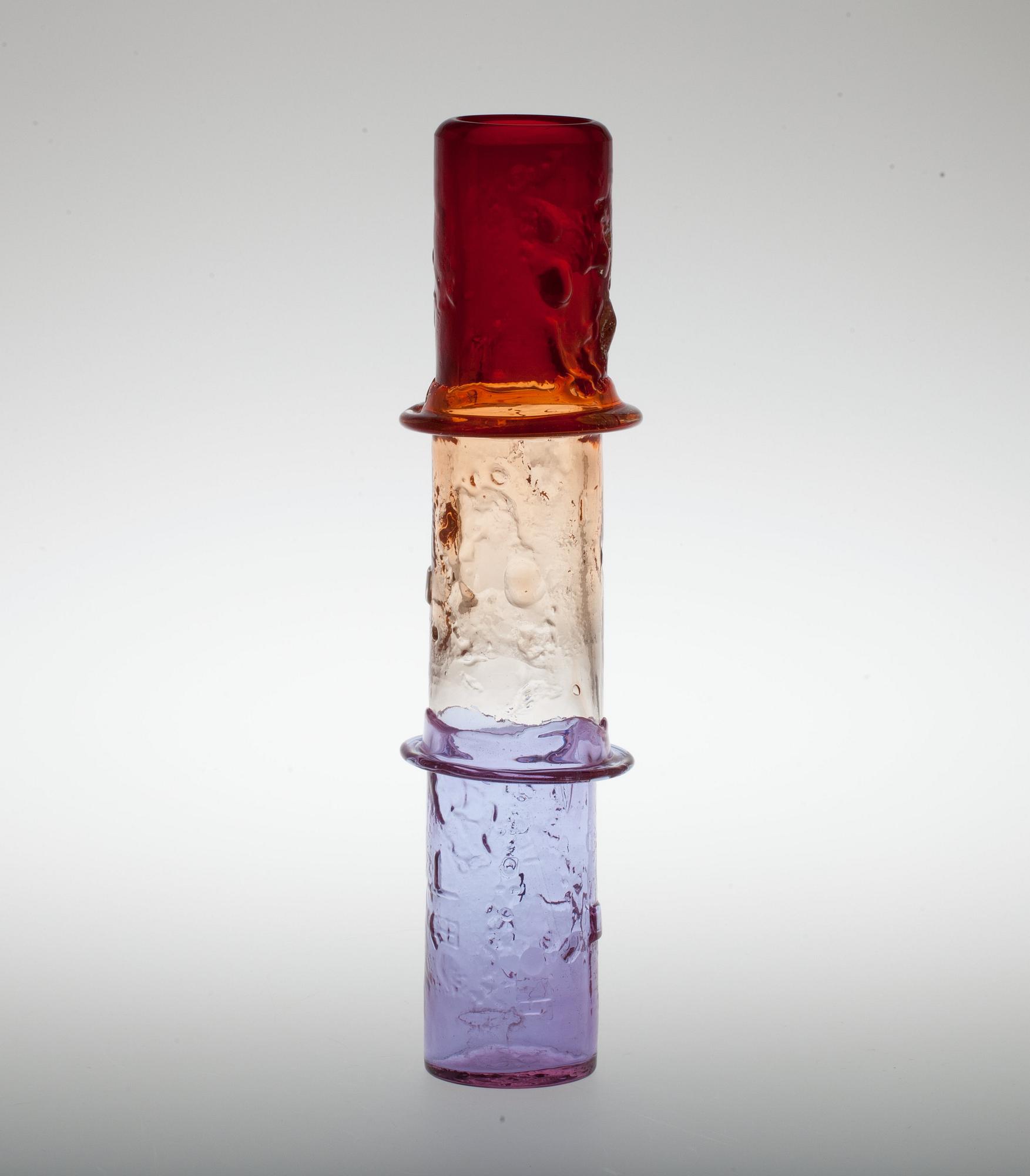 Oiva Toikka, A THREE STAGES VASE.