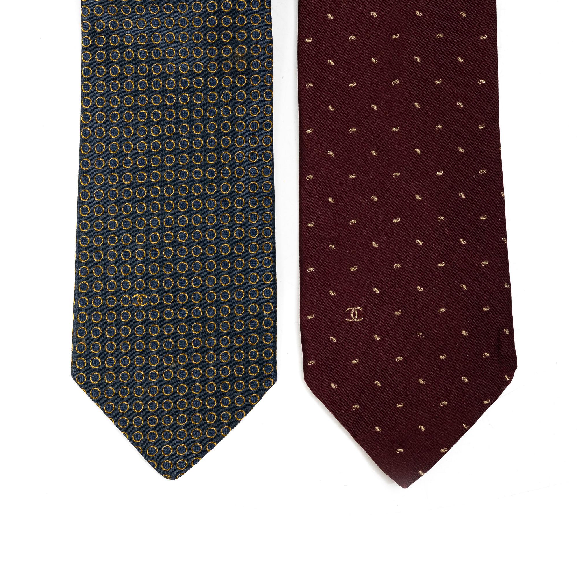 Chanel, Ties, 2 pcs.