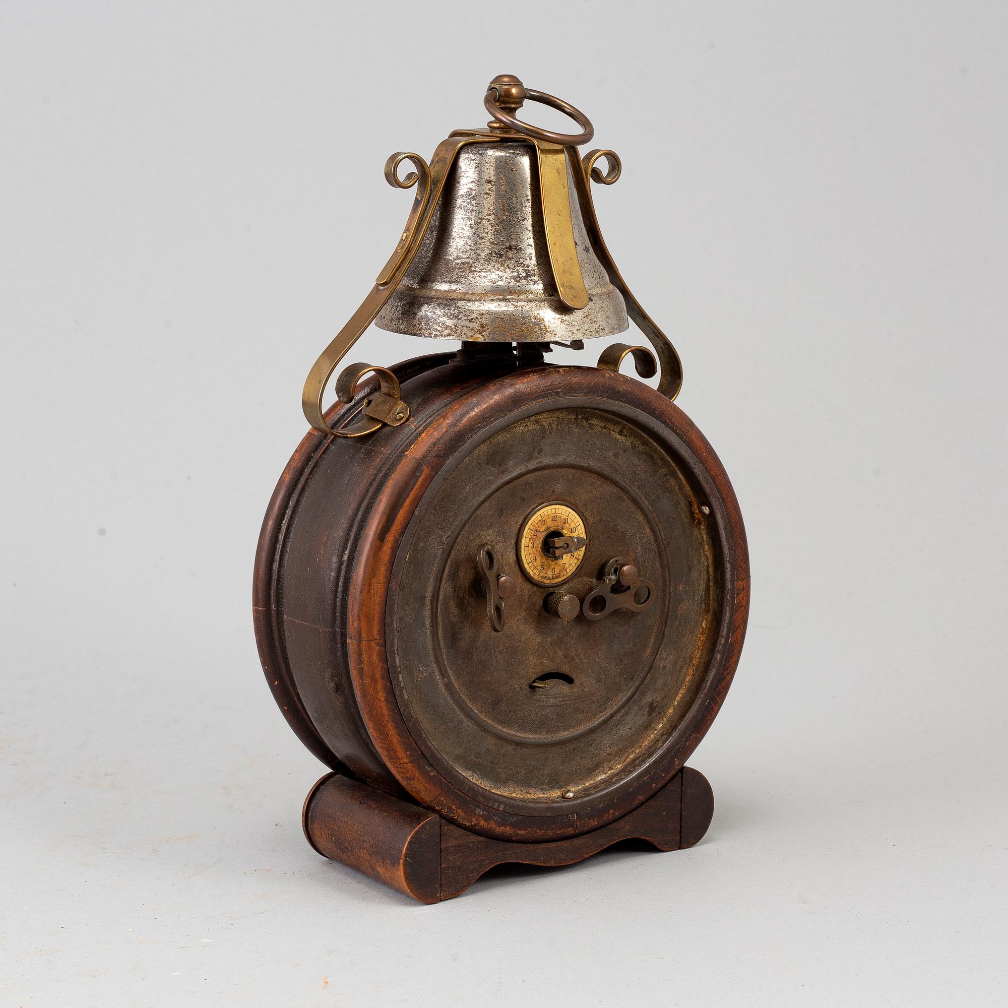A late 19th century table clock.