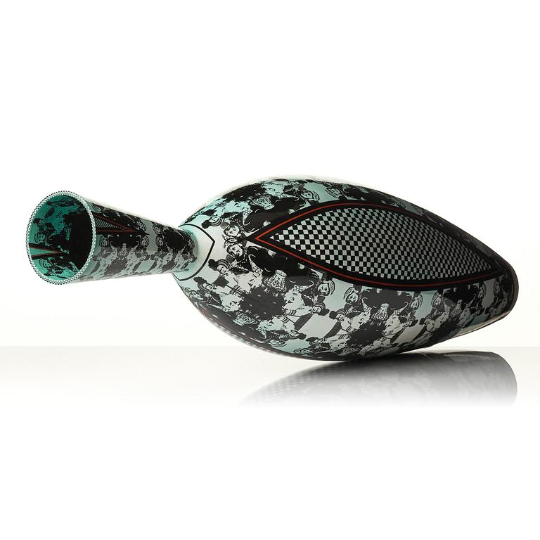 Åsa Lindström, a unique ceramic floor vase, Rörstrand, 1991.
