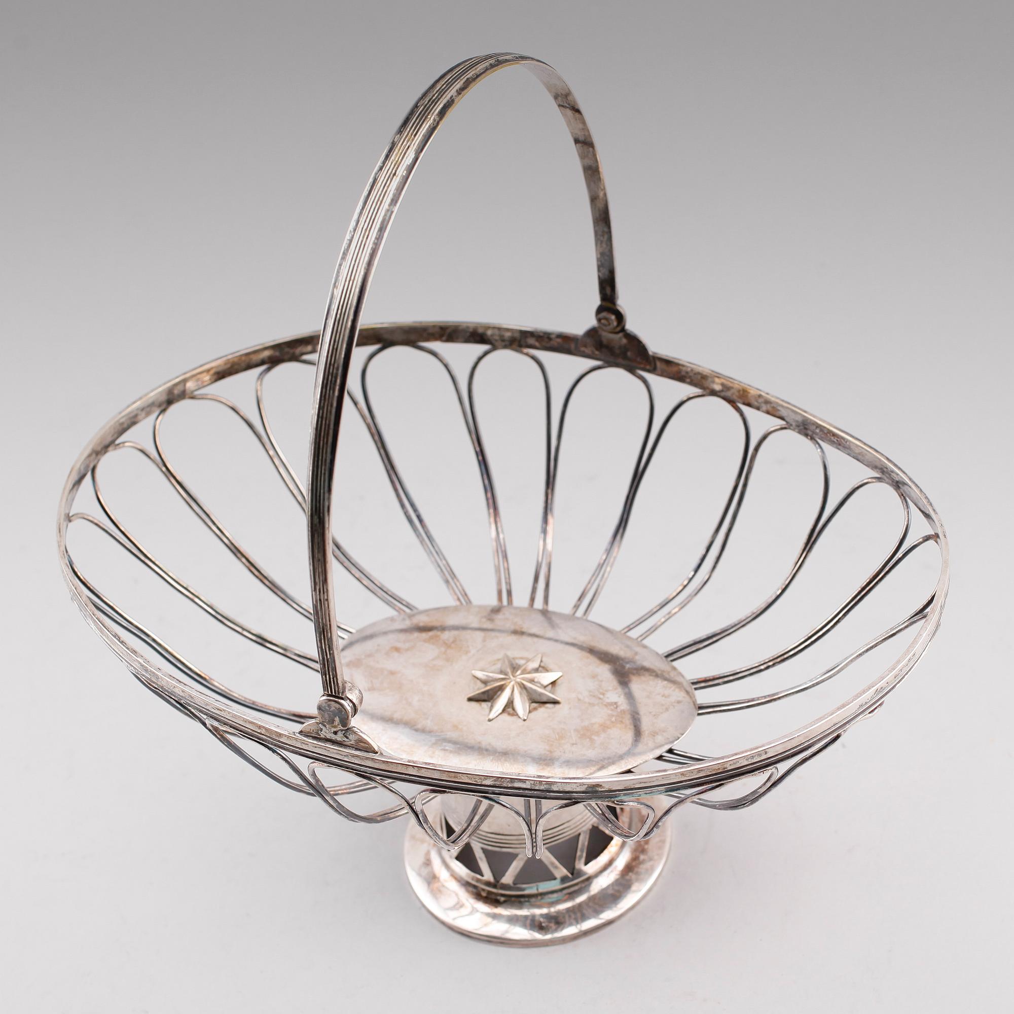 GREPSKÅL, argent haché, 1800-tal.