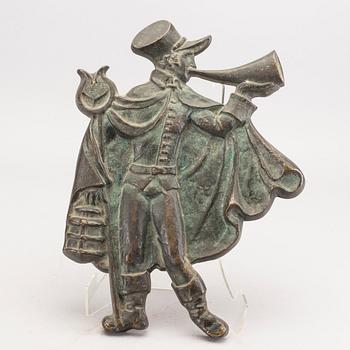 RELIEF, brons, okänd konstnär, 1900-tal.