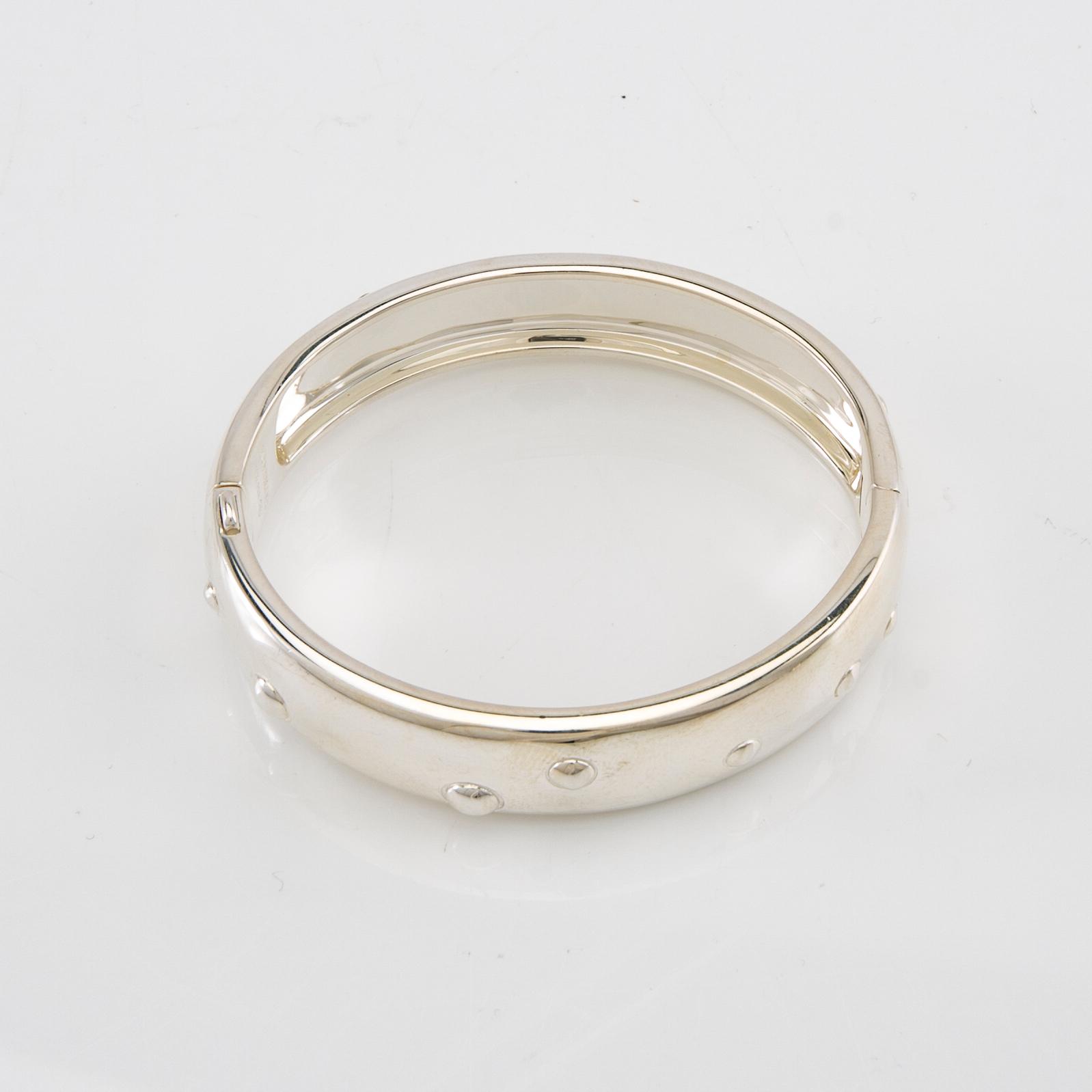 Montblanc bracelet and ring silver. Bukowskis