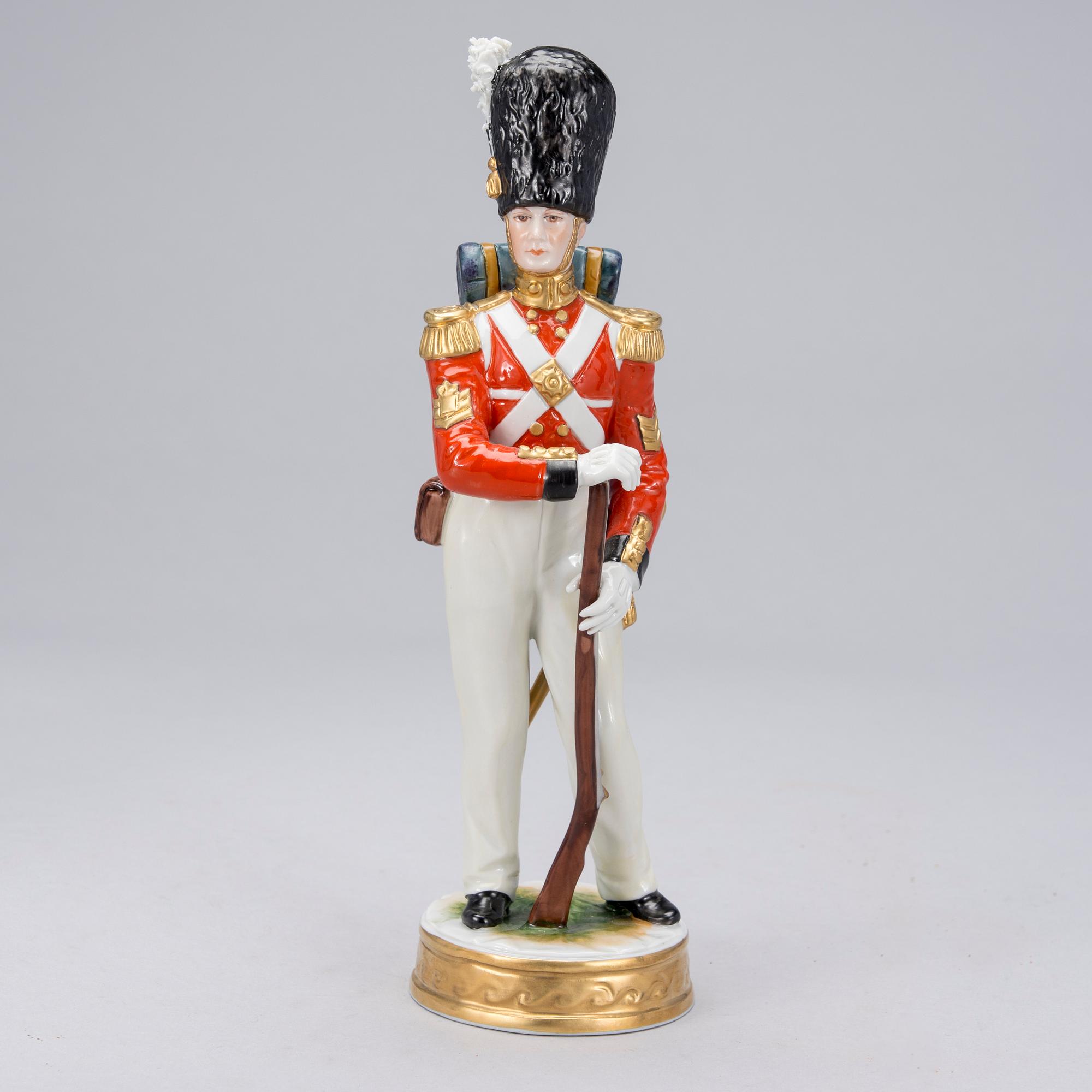 FIGURIN, porslin, Rudolstadt Volkstedt, Tyskland, 1900-tal.