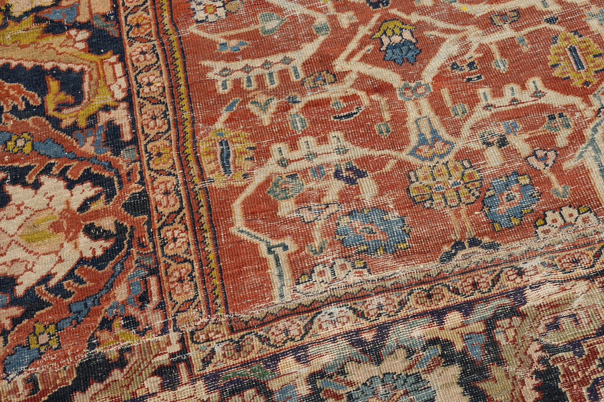 Matta, antik Ziegler Mahal, ca 479 x 386 cm.