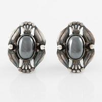 Georg Jensen, a pair of earrings, sterling silver.