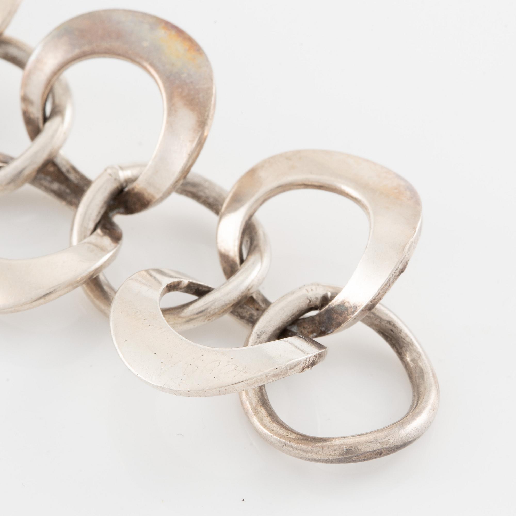 Bracelet, Alton, design K-E Palmberg, sterling silver.