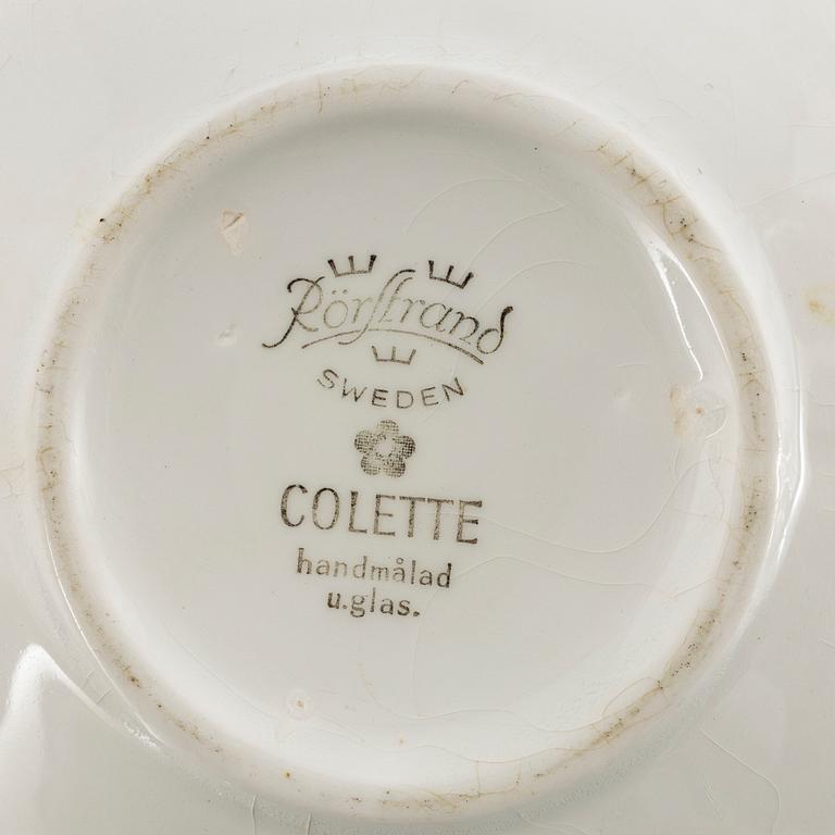 Inger Persson, teservis, flintgods, 28 delar, "Colette", Rörstrand.