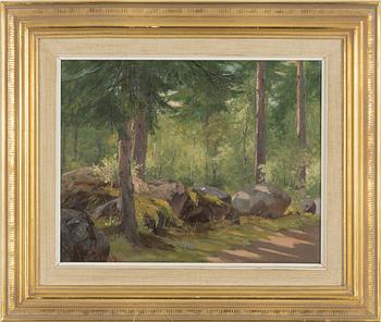 Sigfrid August Keinänen, oil on canvas, signed and dated 1913.