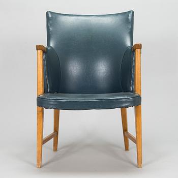 Olof Ottelin, fåtölj, "Kabinett", Oy Stockmann Ab, Kervo Snickerifabrik, 1900-talets mitt.