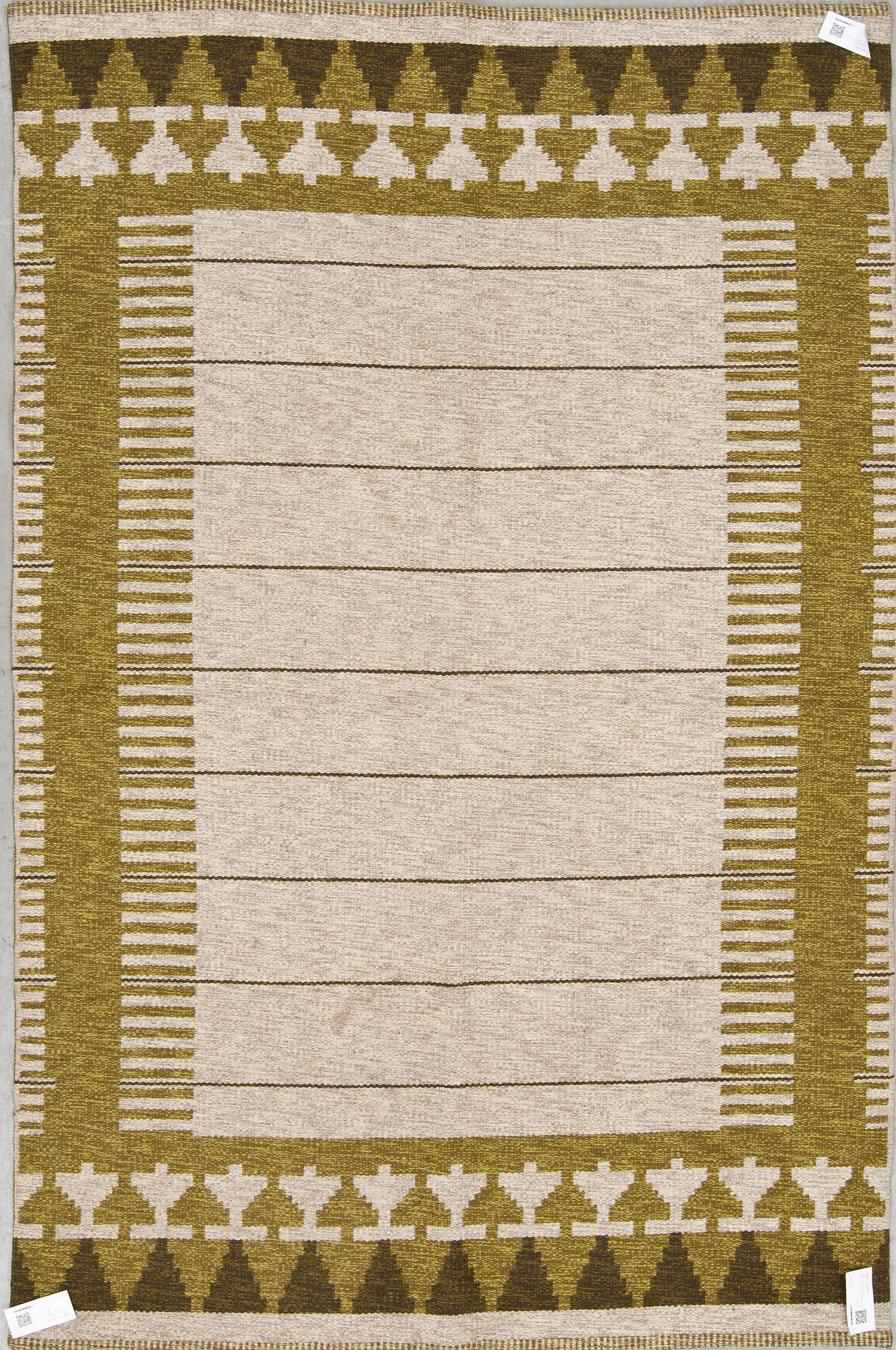 MATTA, dubbelvävd, 1950/60-tal. Ca 228 X 143 cm.