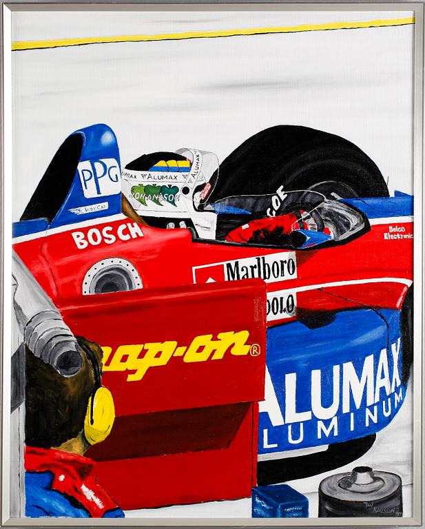 JAN KARLSSON, olja på duk, signerad och daterad 1995.