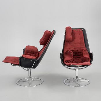 FÅTÖLJER, ett par, "Jetson", Bruno Mathsson för Dux, 1900/2000-tal.