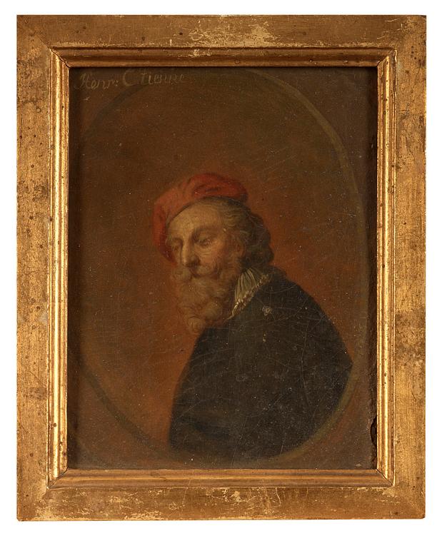 OKÄND KONSTNÄR 1700-TAL , Olja på papperspannåer, 16 st.