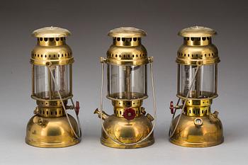 STORMLYKTOR, 3 st. Optimus nr 200. Med tillbehör.