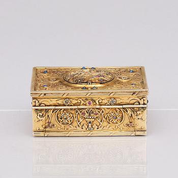 Music box. Possibly Switzerland, late 19th century.