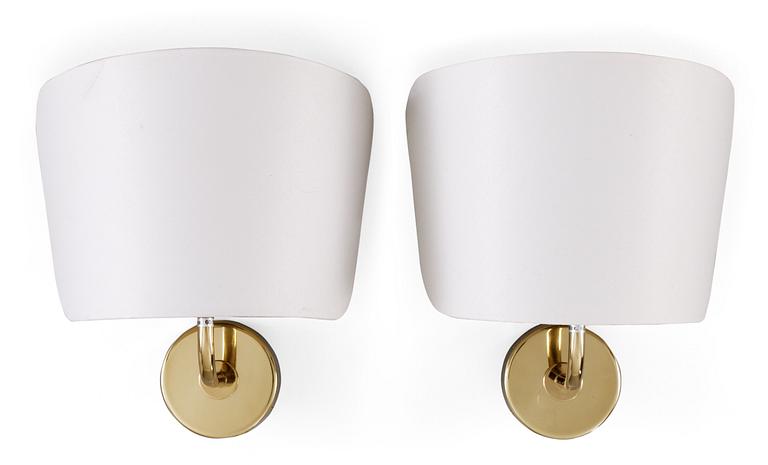 A pair of Josef Frank wall lamps, Svenskt Tenn, model 2143.